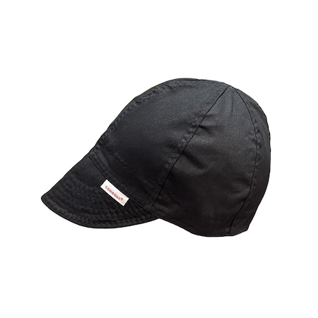 Comeaux Caps Size 7-3/4, Style 2000 Reversible, Deep Round Crown, Soft Brimmed, Fitted Sizes, Solid Black BL23734